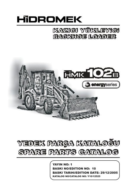 HIDROMEK 102 B SPARE PARTS CATALOG