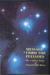 Message from the Pleiades