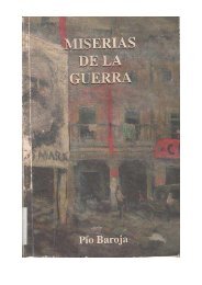 Pio Baroja - Las miserias de la guerra