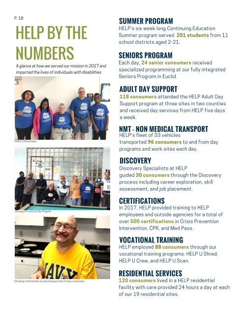 HELP Foundation, Inc. 2017 Annual Report