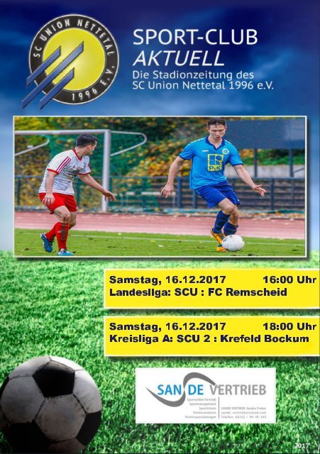 SPORT-CLUB AKTUELL - SAISON 17/18 - AUSGABE 9