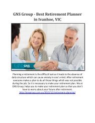 GNS Group - Best Retirement Planner in Ivanhoe, VIC