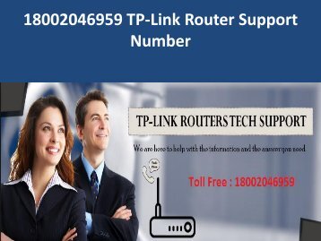 18002046959 TP-Link Router Support Number