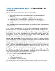 Mobile Apps Revolution review demo - Mobile Apps Revolution FREE bonus