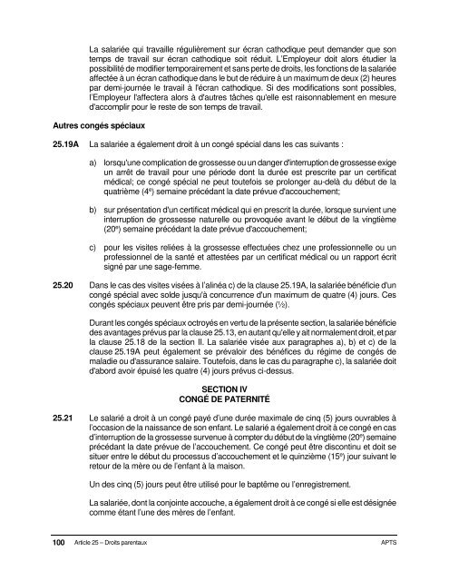 Dispositions nationales APTS 2016-2020