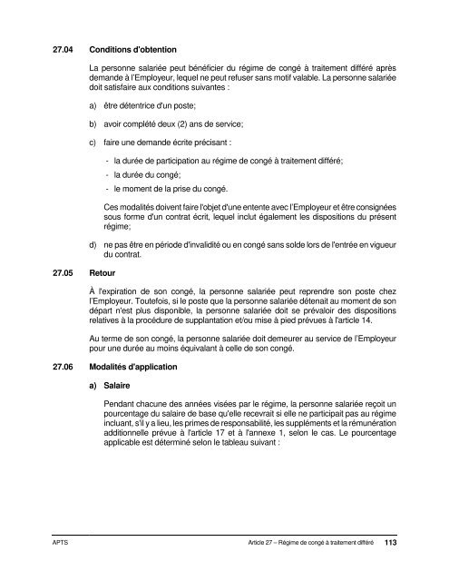 Dispositions nationales APTS 2016-2020