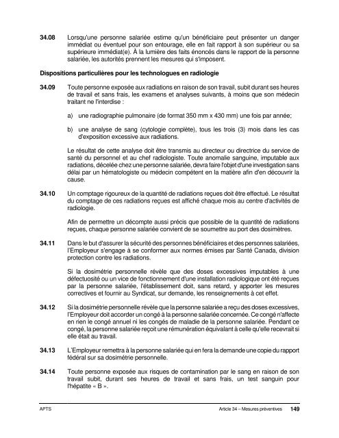 Dispositions nationales APTS 2016-2020