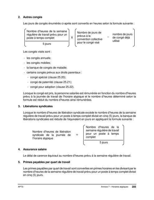 Dispositions nationales APTS 2016-2020