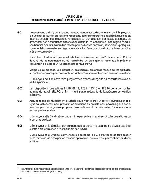 Dispositions nationales APTS 2016-2020