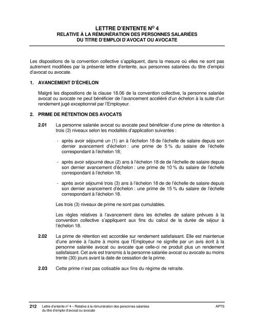 Dispositions nationales APTS 2016-2020