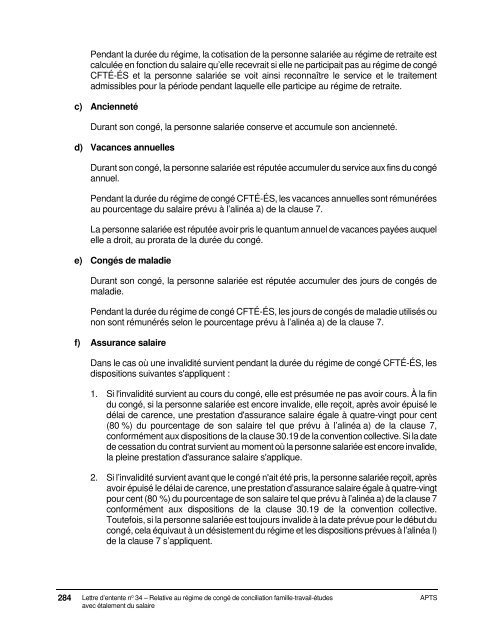 Dispositions nationales APTS 2016-2020