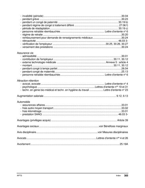 Dispositions nationales APTS 2016-2020