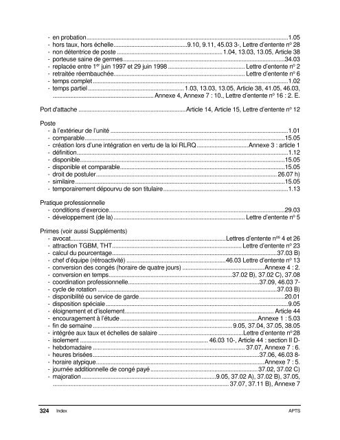 Dispositions nationales APTS 2016-2020