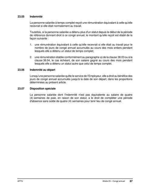 Dispositions nationales APTS 2016-2020