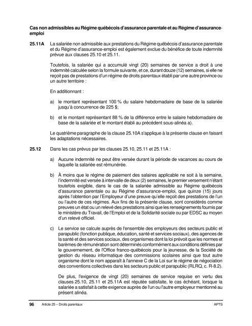 Dispositions nationales APTS 2016-2020