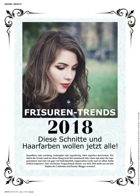 AJOURE´ Magazin Januar 2018