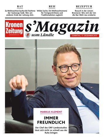 s'Magazin usm Ländle, 17. Dezember 2017