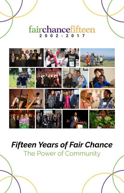 Fifteen Years of Fair Chance: The Power of Community