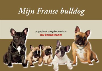 Franse bulldog Puppyboek NL