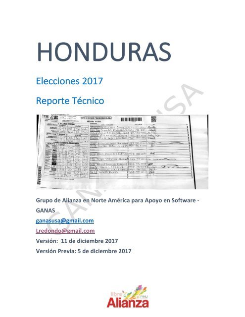 Reporte Final Elecciones 2017 14 DIC Espanol