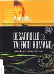 Desarrollo del talento humano basado en competencias - Martha Alles