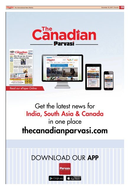 The Canadian Parvasi - Issue 25