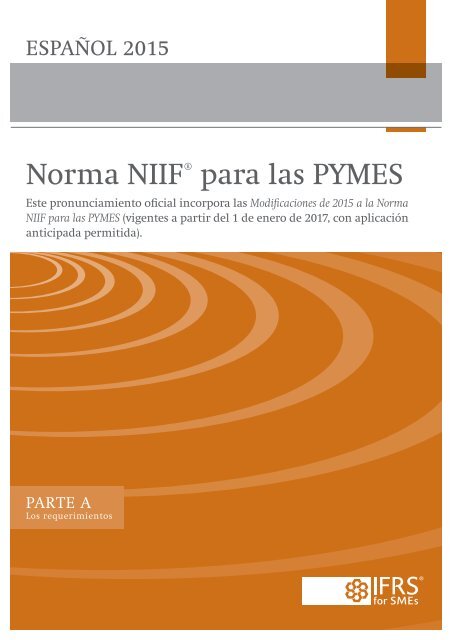 NIIF para Pymes 2015