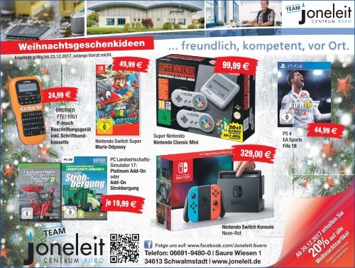 Top-Angebote bis zum 23.12.2017