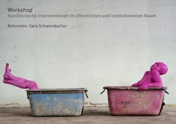 künstlerische Intervention Kunstschulen 1