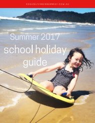 KIDsize Living Inner West Summer 2017 School Holiday Guide