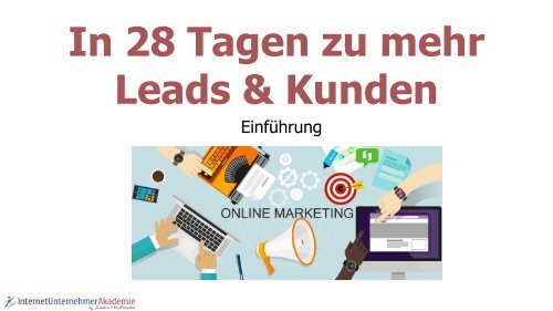 28-Tage-Gratisworkshop Teil 1 Einführung