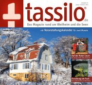 Tassilo, Ausgabe Januar/Februar 2018 - Das Magazin rund um Weilheim und die Seen