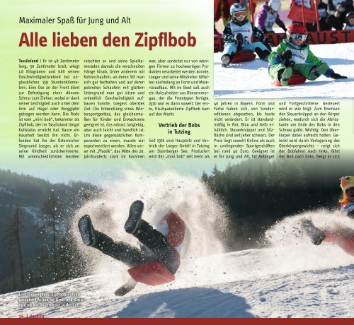 Tassilo, Ausgabe Januar/Februar 2018 - Das Magazin rund um Weilheim und die Seen