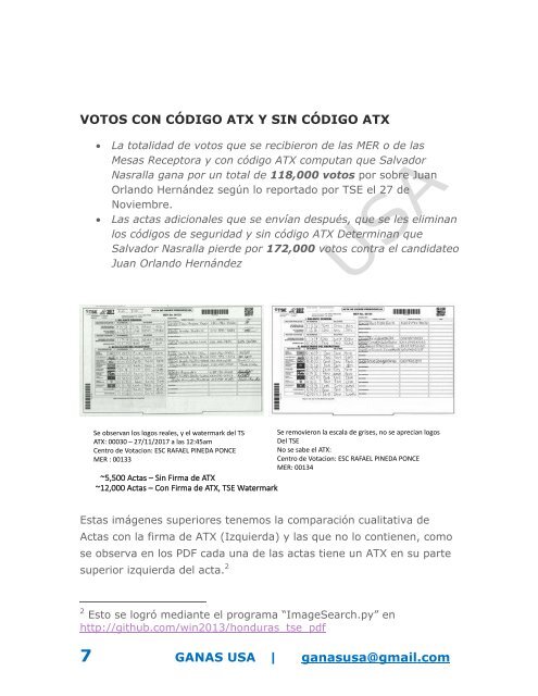 HONDURAS REPORTE FINAL - ANALISIS DE ELECCIONES 2017