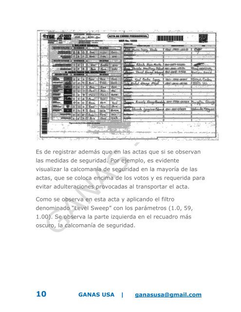 HONDURAS REPORTE FINAL - ANALISIS DE ELECCIONES 2017