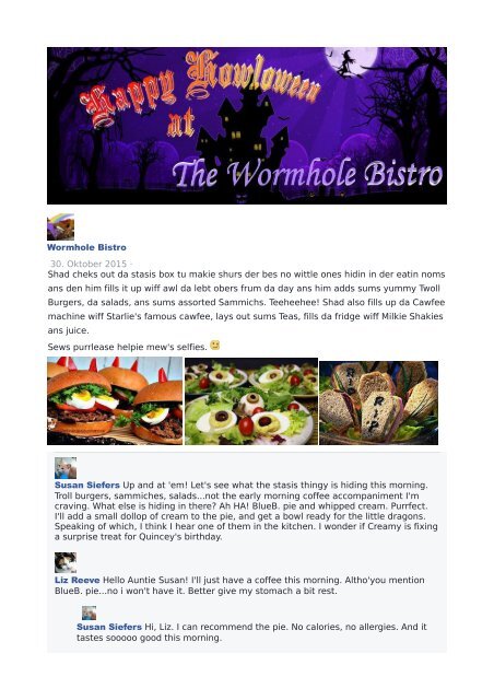 2015-10-30 Howloween at the Wormhole Bistro 1