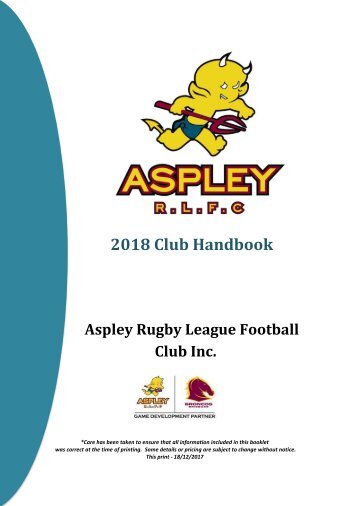 Aspley Handbook 2018