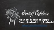 How to Transfer Apps from Android to Another Android