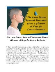 The Laser Tattoo Removal Treatment Gives A Glimmer Of Hope For Cancer Patients.docx