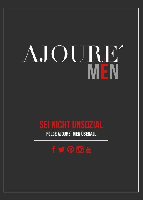 AJOURE´ Men Magazin Januar 2018