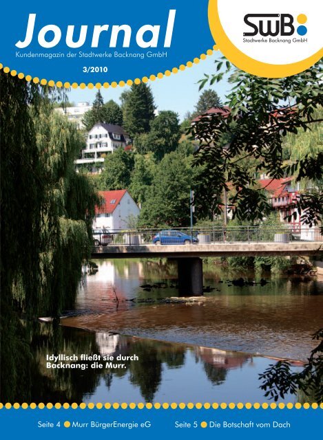 Journal - Stadtwerke Backnang GmbH