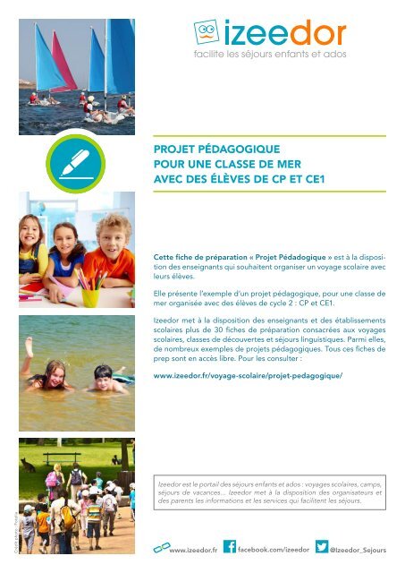 Projet P dagogique Classe De Mer Des l ves De CP Et CE1 Projet P dagogique Classe De Mer Des l ves De CP Et CE1
