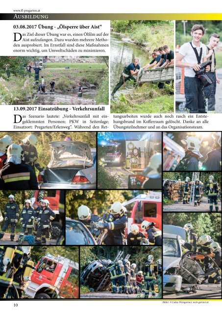 Jahresbericht 2017 - Freiwillige Feuerwehr Pregarten