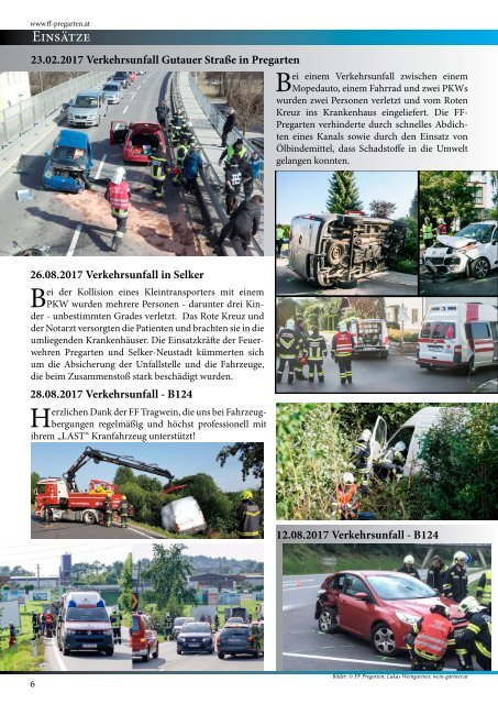 Jahresbericht 2017 - Freiwillige Feuerwehr Pregarten