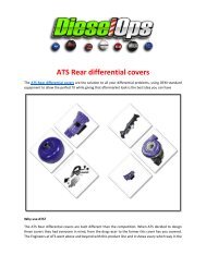 ATS Rear differential covers