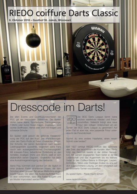 BCE Darts League – Saison 2018