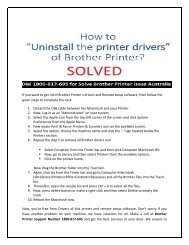 How To Uninstall The Brother Drivers