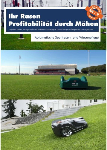 Profitable Rasenpflege für Industrie, Gewerbe und Sportverein