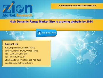 Global High Dynamic Range Market, 2016–2024