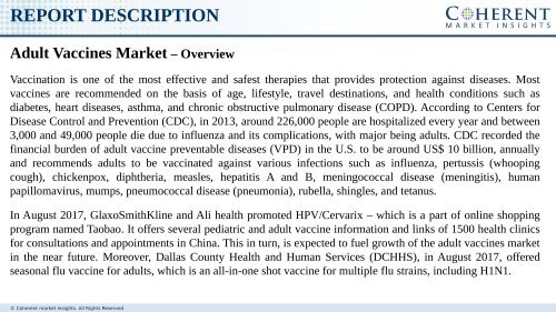 Adult Vaccines Market - Global Industry Insights, Trends, Outlook, and  Analysis Forecast from 2017 to 2025